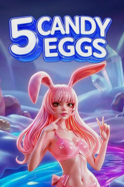 Omslag van de slot 5 Candy Eggs in de Betwest Casino-lobby